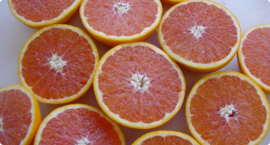 Cara Cara is a mid-season navel orange with deeply coloured flesh similar to Star Ruby grapefruit