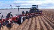 One-off soil inversion using a mouldboard plough