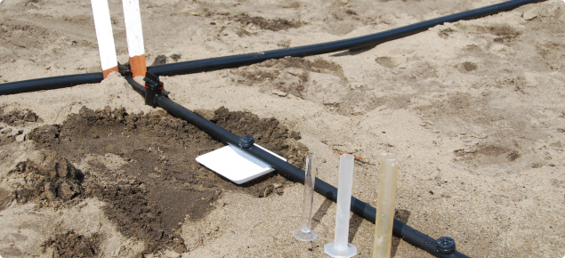 Drip irrigation testing equipment