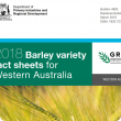 The barley variety fact sheets front cover