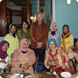 DAFWA's Kevin Chennell with a group of Indonesian women 