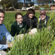  Students from Western Australia College of Agriculture Harvey visiting DAFWA  to learn about barley crops.